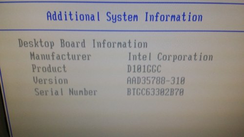 Tarjeta Madre Desktop Board Intel® D101ggc