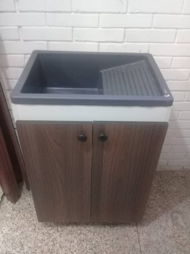 Batea Plástica Con Mueble Nuevo 70 Verdes