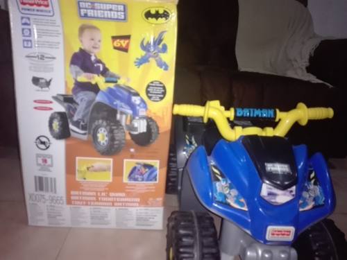 Cuatrimoto Power Wheels De Batman Fisher Price