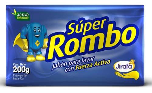 Jabón Azul Super Rombo 200g