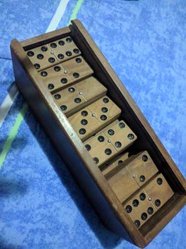 Juego De Domino De Madera (piezas Gruesas)