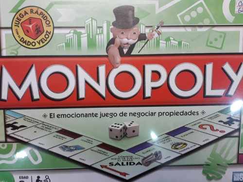 Juego De Mesa Familiar Monopoly Hasbro Original Para Niños