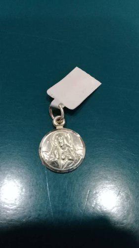 Medalla Sagrado Corazon En Plata De Ley 925 Nacional