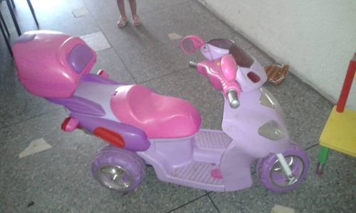 Moto Para Niñas Incluye Batería Luces Y Música