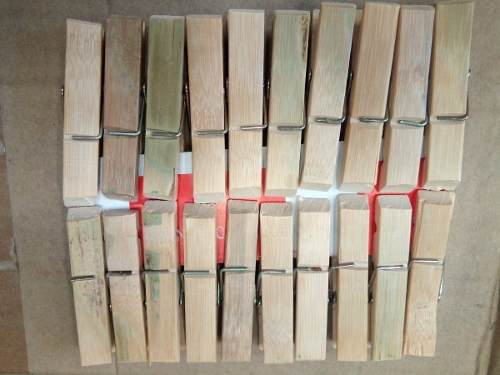 Pinzas De Bambu/pinzas Para Ropa