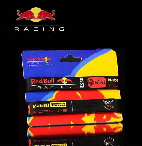 Pulsera Silicon Redbull Importadas Vip (2 Unidades)