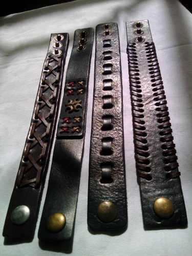 Pulseras Brazaletes De Cuero