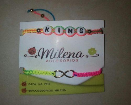 Pulseras Personalizadas (El Nombre Y Color Que Desee)