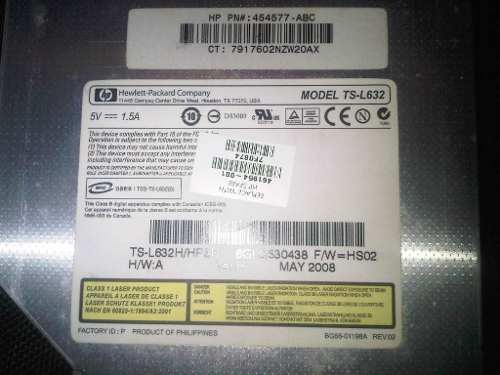 Unidad De Cd Para Lapto Hp