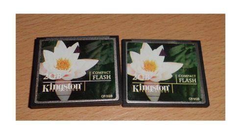 2 Memorias De Camara Kingston Compact Flash 2gb