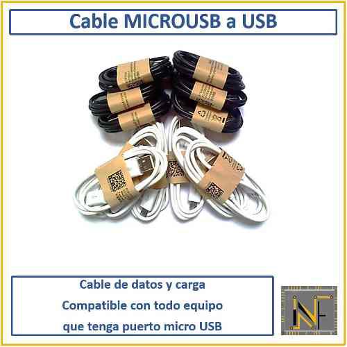Cable De Carga Micro Usb Samsung S3 S4 S5 S6 Htc Blu X2