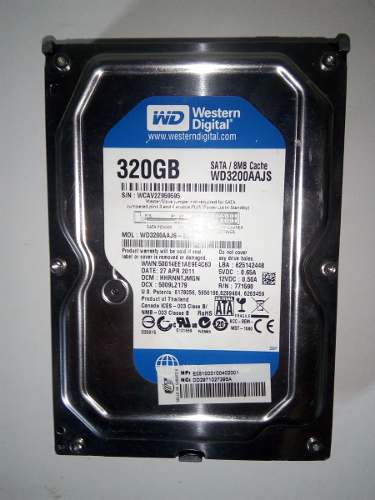 Disco Duro De 320gb Western Digital 3.5 Sata