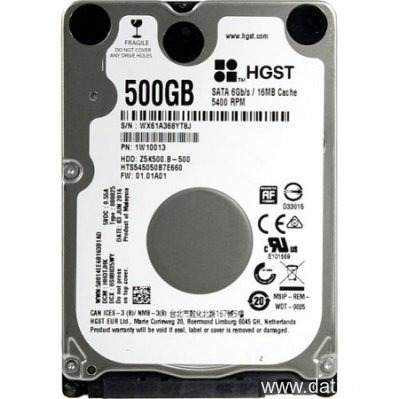 Disco Duro Hitachi Notebook 500gb Sata rpm 16mg 7mm