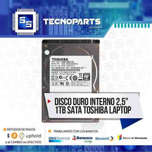 Disco Duro Interno 2.5¿ 1tb Sata Toshiba Laptop