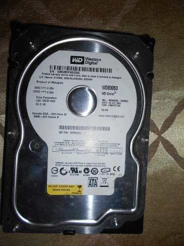 Disco Duro Wd Wd800bd 80gb Sata