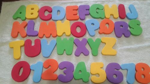 Juguetes Para Niños Letras Y Números En Foami Para Bebé