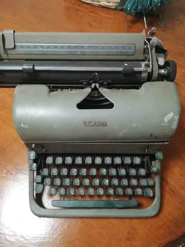 Maquina De Escribir Antigua Marca R.c.allen