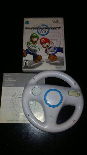 Mario Kart Wii Con Volante Original