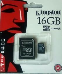 Memoria Kingston 16gb Micro Sdhc Class 4
