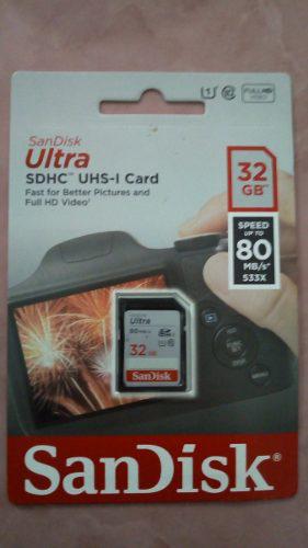 Memoria Scandisk Sdhc Full Hd Clase 10 Original