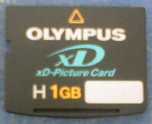 Memoria Xd Olympus Para Camaras Y Videocamaras 1gb