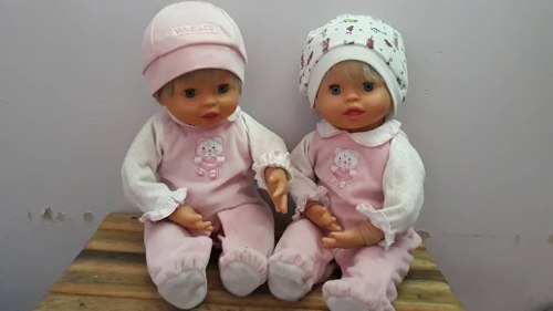 Muñecos Bebés Gemelos Como Nuevos