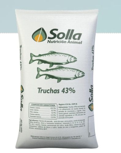 Alimento Nutricional Para Peces Solla Al % Y 50%