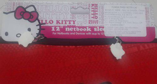 Bolso Funda Porta Tablet Hasta 12' Nuevo Hello Kitty