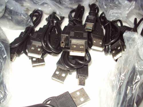 Cable Usb A Mini Usb 5 Pines Para Celular Cámaras Mp3 Mp4