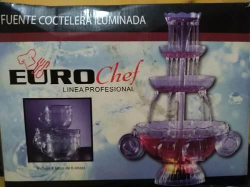 Eurochef Linea Profesional Fuente Coctelera Iluminada