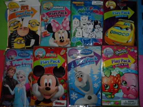 Play Pack Disney Dibujar Colores Y Etiquetas