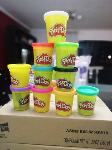 Set De 10 Plastilina Play-doh 2 Oz Original