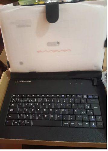 Tablet 10 Pulg Wifi Con Teclado Y Accesorios 4 Nucleos Nuevo