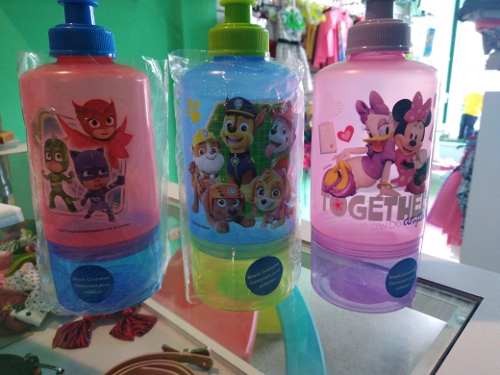 Termo Con Contenedor, De Paw Patrol, Minnie Y Heroes