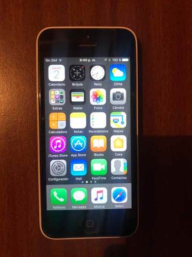 iPhone 5c 16gb 4g Lte Liberado (70 Leer Descripción)