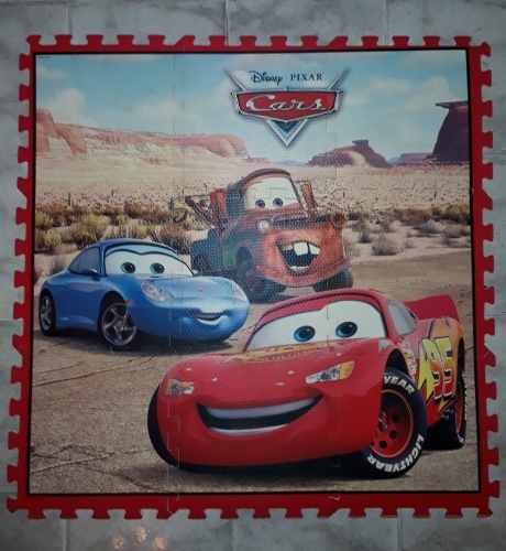 Alfombra, Piso De Foami De Cars Disney Pixar