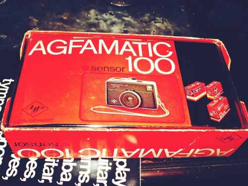 Camara Fotografia Agfamatic 100 Caja Original Con Estuche Ca