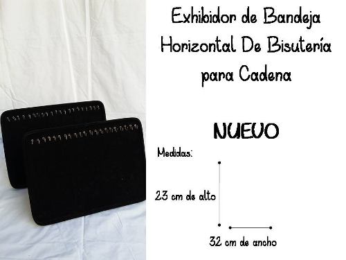 Exhibidor De Bandeja Horizontal De Bisuteria Para Cadena