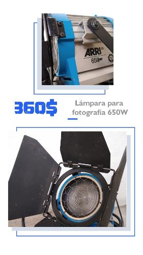 Lámpara De 650w Para Fotografía. - Usada - Perfecto Estado