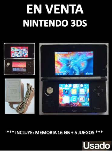 Nintendo 3ds + 15 Juegos Digitales