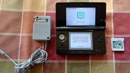 Nintendo 3ds Negro En Perfecto Estado.