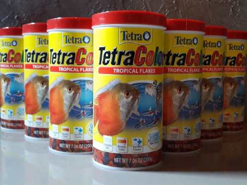 Alimento De Peces Tetra Color Tropical Flakes