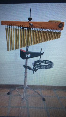 Cortina Para Percusionistas Meinl Con Pandereta Y Campana Lp