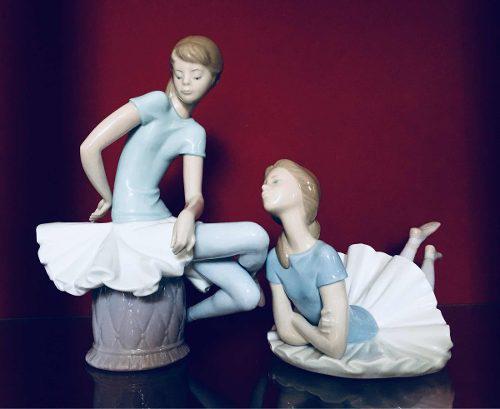 Esculturas De Porcelana Ballet Blue De Lladró Antiguas