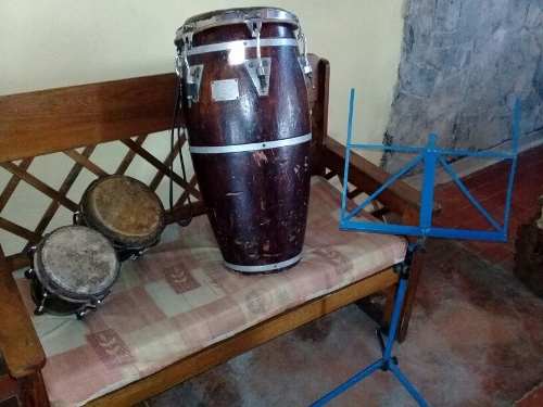 Instrumentos De Percusion Conga Y Bongo