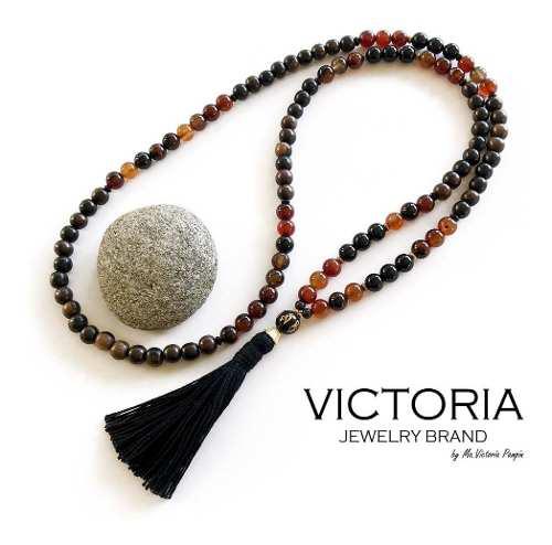 Japa Mala Piedra Natural.108 Cuentas. Hombre