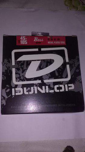 Juego De Cuerdas Para Bajo Dunlop Tensión Fuerte