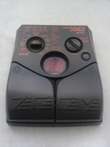 Pedal Efectos De Bajo Marca Zoom 506 Ii