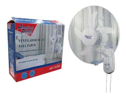 Ventilador American Power P/pared 16 Blanco