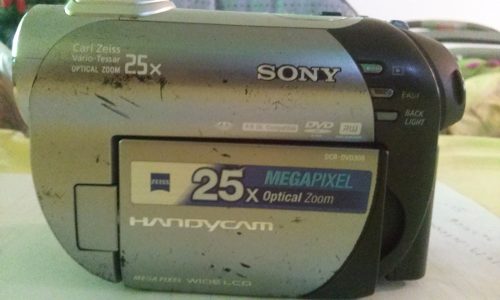 Camara De Video Sony Dcr-dvd308, Zomm Optico 25x Minidvd